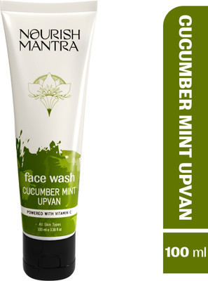 Nourish Mantra Cucumber Mint Upvan Cleanser Excess Oil Removal With Vitamin C Face Wash(100 ml)