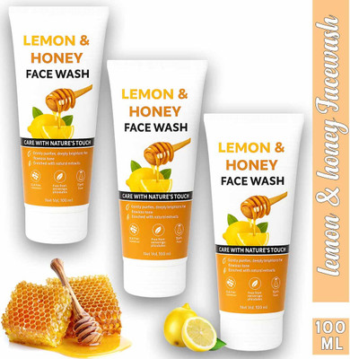 jaivikearth Lemon Honey  with Activated Charcoal Face Wash(300 ml)