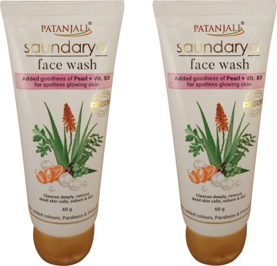 PATANJALI Saundarya  (60g each) Face Wash(120 g)