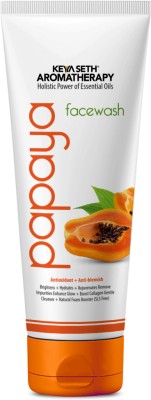 KEYA SETH AROMATHERAPY Papaya Brightening & Anti Blemish, Enzyme + B5, For Men/Women Face Wash(100 ml)