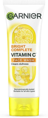 GARNIER Skin Naturals Bright Complete Vitamin C For Brighter & Glowing Skin Face Wash(100 g)