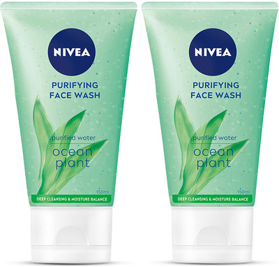 NIVEA Purifying , 150 Ml (Pack Of 2) Face Wash (300 Ml) For Rs. 225 @ 50% off