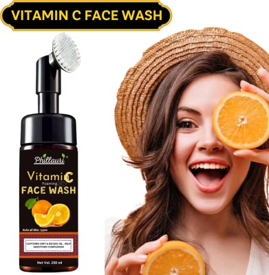 Phillauri Deep Cleansing Vitamin C Foaming with Built-In Face Wash(150 ml)