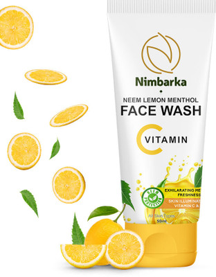 NIMBARKA Neem Lemon Menthol Facewash Refreshing & Deep Cleansing, Anti-Acne Formula, For Men & Women Face Wash(50 ml)