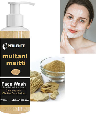 PERLENTE Help Remove Dirt Multani Mitti  Face Wash(200 g)