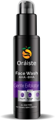 Oraiste AHA & BHA Foaming Facewash | Remove Dead Cells, Glowing Skin & Fine Line Face Wash(100 ml)