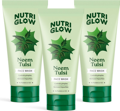 NutriGlow Neem Tulsi  65ml (Pack Of 3) Face Wash(195 ml)