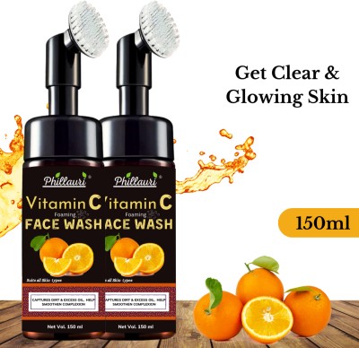 Phillauri Vita Glow Facial Cleanser your skin with the power of Vitamin C Face Wash(300 ml)
