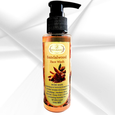 Pihaaru Golden Sandal  – Natural Glow Care – 100ml/ Face Wash(100 ml)