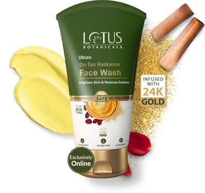 Lotus Botanicals Ubtan De -Tan Radiance Face Wash(100 ml)