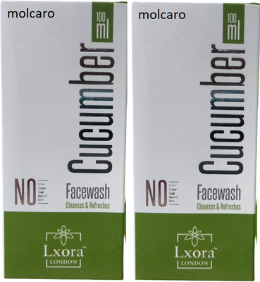 MOLCARO LXORA 100 ML CUCUMBER CLANSES & REFRESHES FACE WASH Face Wash(200 ml)
