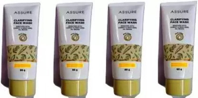 Rastic Assure Clarifying ( Pack of 4x60g)  Face Wash(240 g)