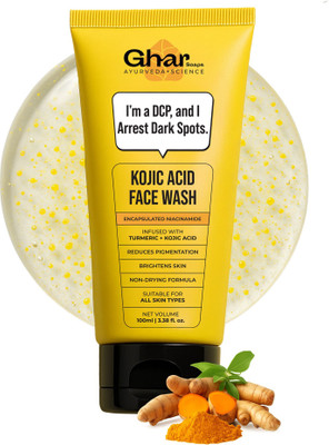 GHAR SOAPS Kojic Acid & Turmeric  Face Wash(100 g)