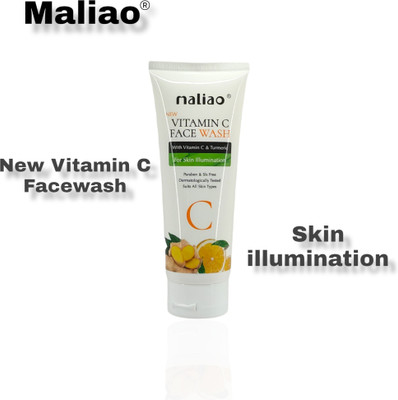 maliao New Vitamin C  with Vitamin C & Turmeric for Skin illumination Face Wash(100 ml)