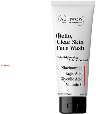 ACTIWOW Hello  Herbal Gentle Cleansing Foam for Glow Face Wash(100 ml)
