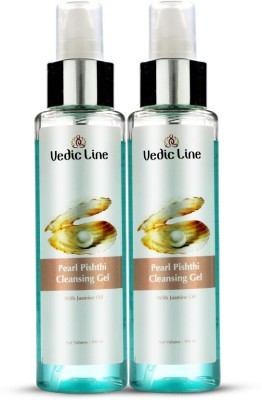 Vedic Line Pearl Pishthi Cleansing Gel For Fresh Shiny Even Toned Skin Face Wash(200 ml)