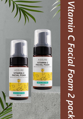 ASSURE Viatmin C Facial Foam Enriched With Kakadu Plum & Vitamin C Combo Pack___ Face Wash(200 ml)