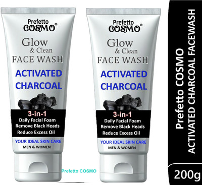 Prefetto COSMO Experience the Charcoal Magic Face Wash(200 g)