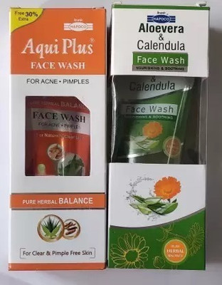 HAPDCO PACK OF 2 COMBO PLUS FACEWASH+ ALOEVERA & CALENDULA Face Wash(65 ml)