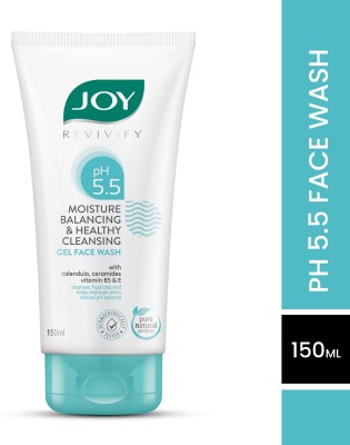 Joy pH 5.5 Gel  With Ceramides For Winters | Moisture Balancing Cleanser Face Wash(150 ml)