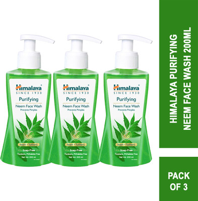 HIMALAYA Purifying Neem|Clinically proven to fight against acne and pimples|Gently cleanses|100% naturally derived Neem Face Wash(600 ml)