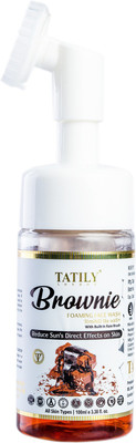 TATILY LONDON Brownie Foaming  Powered By Botnica for Smooth & Glowing Skin - 100ml Face Wash(100 ml)