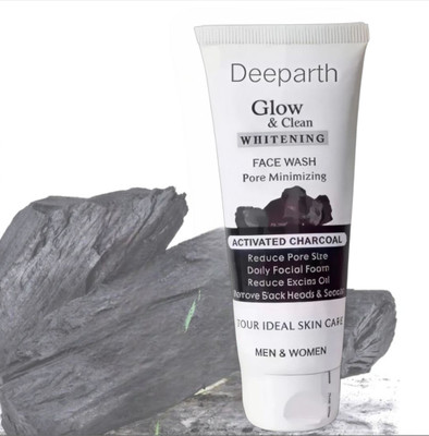 Deeparth Bright Miracle Detox Facewash with 10X Power of Charcoal | CFW038 for Face Wash(100 ml)