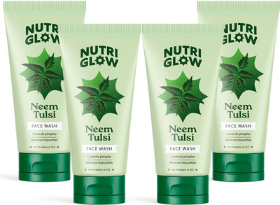 NutriGlow Neem Tulsi  65ml (Pack Of 4) Face Wash(65 ml)