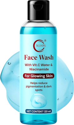 slukrl Anti-Acne  with Skin Brightening & Tan Removal for Glowing Fresh Skin Face Wash(120 ml)