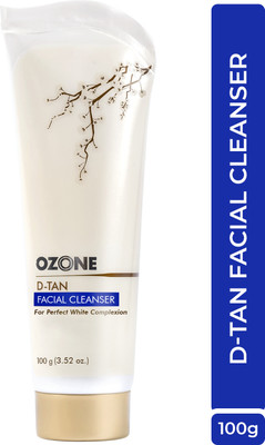OZONE D-Tan Facial Cleanser for Instant Tan Removal | For All Skin Types | Men & Women Face Wash(100 g)