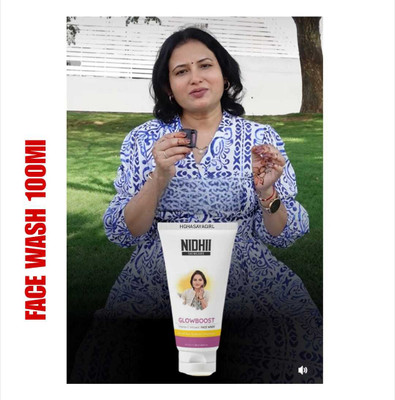 HGHASAYAGIRL NIDHI SKINCARE Glow Boost Vitamin C oo52 Face Wash(100 g)