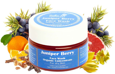 RUSTIC ART Organic Juniper Berry Concentrate|Sensitive Skin, Deep Cleansing Face Wash(50 g)