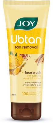Joy Skin Brightening & Glowing, Tan Removal Ubtan Face Wash(200 ml)