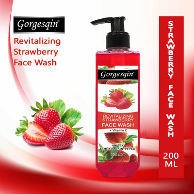 GORGESQIN  Strawberry Face Wash(200 g)