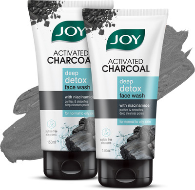 Joy Skin Purifying & Deep Detox Activated Charcoal  Face Wash(300 ml)