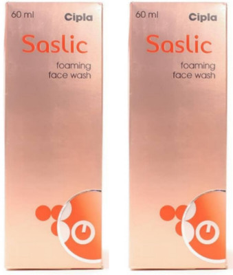 Saslic foaming facewash 60ml face wash Face Wash(120 ml)
