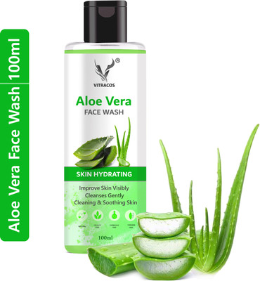 MegaValue Brightening Aloe Vera for Skin Hydrating Cleaning & Soothing Skin Men & Women All Skin Types Face Wash(100 ml)