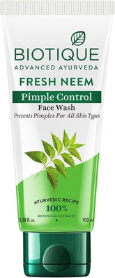 BIOTIQUE Fresh Neem Pimple Control  Face Wash(100 ml)