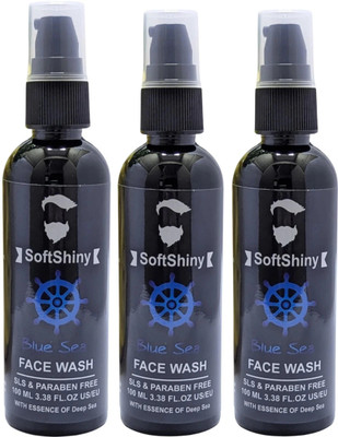 soft shiny FACEWASH -3PC Face Wash(300 ml)