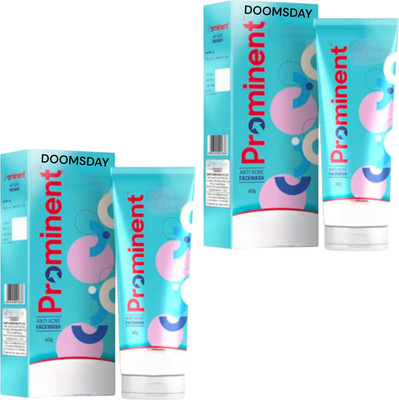 DOOMSDAY PROMINENT FACEWASH ANTI ACNE FOR CLEAN FACE PACK OF 2 Face Wash(120 ml)