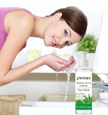 winry Profesional Neem And Alovera Extract  Face Wash(200 ml)
