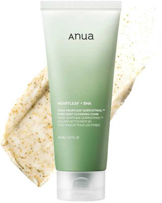ANUA Heartleaf + BHA Quercetinol Pore Deep Cleansing Foam Face Wash(150 ml)