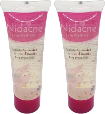 NIDUS NIDACNE FACE WASH GEL, SPECIALLY FORMULATED TO TREAT & GUARD ACNE PRONE SKIN -75ML (PACK OF-2) Face Wash(150 ml)