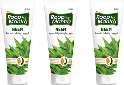 Roop Mantra NEEM AYURVEDIC FACWASH 100ML 3 PC Face Wash(300 ml)
