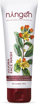 Ningen Jojoba  I Removes Dead Cells, Dirt, Acne, Unclog Pores I Derma Tested Face Wash(100 g)