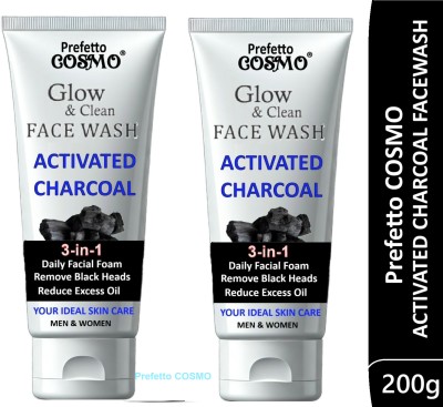 Prefetto COSMO The Charcoal Acne Fighter Face Wash(200 g)