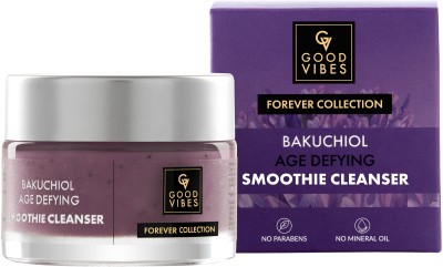 GOOD VIBES Bakuchiol Age Defying Smoothie Cleanser Face Wash(45 g)