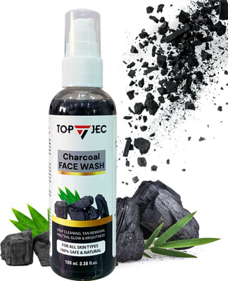 TopJec Charcoal  - Detoxifying & Deep Cleansing Formula Face Wash(100 ml)