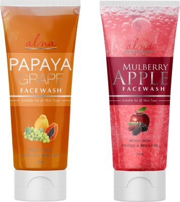 Alna Care Papaya Grape With Mulberry Apple Face wash |  Combo Face Wash(150 ml)