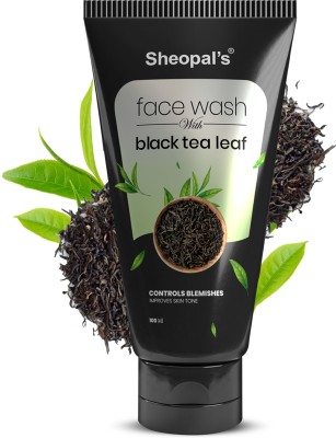 Sheopals Black Tea Leaf  For Clear skin|  For Dark Spot Removal| Spotless Glowing Skin|  For Radiant Glow| Chemical Free | Suitable For Men and Women Face Wash(100 ml)